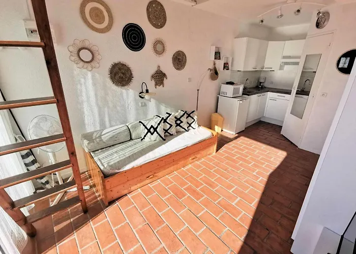 Maisons De La 1 - Magnifique Renove Pour Deux Personnes En Front De A Port Leucate. Ref: 1mm1_91 Mae-6954 Lejlighed *